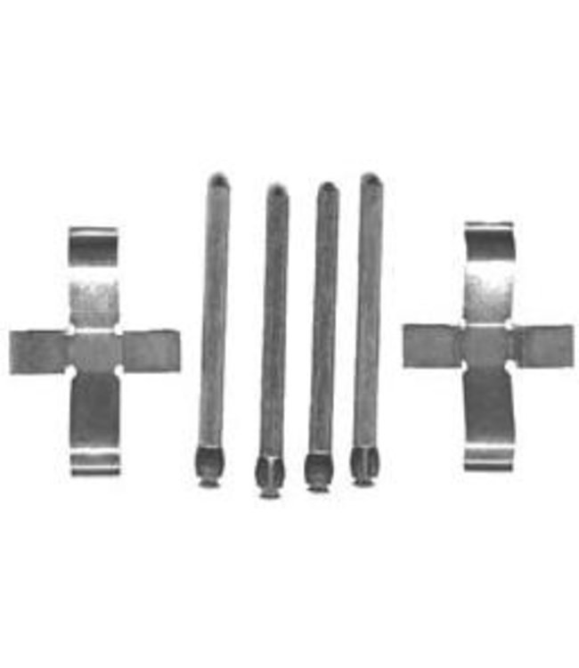 mounting kit brakepads rear