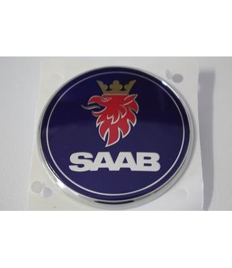 Origineel Embleem Saab achter Cabrio/ 5drs