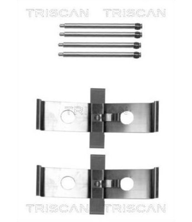 brakepads mounting kit front