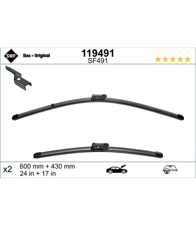 Wiper blade set Atto3