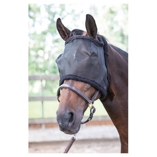 Harry's Horse Vliegenmasker zonder oren zwart Harry's Horse Vliegenmasker zonder oren zwart