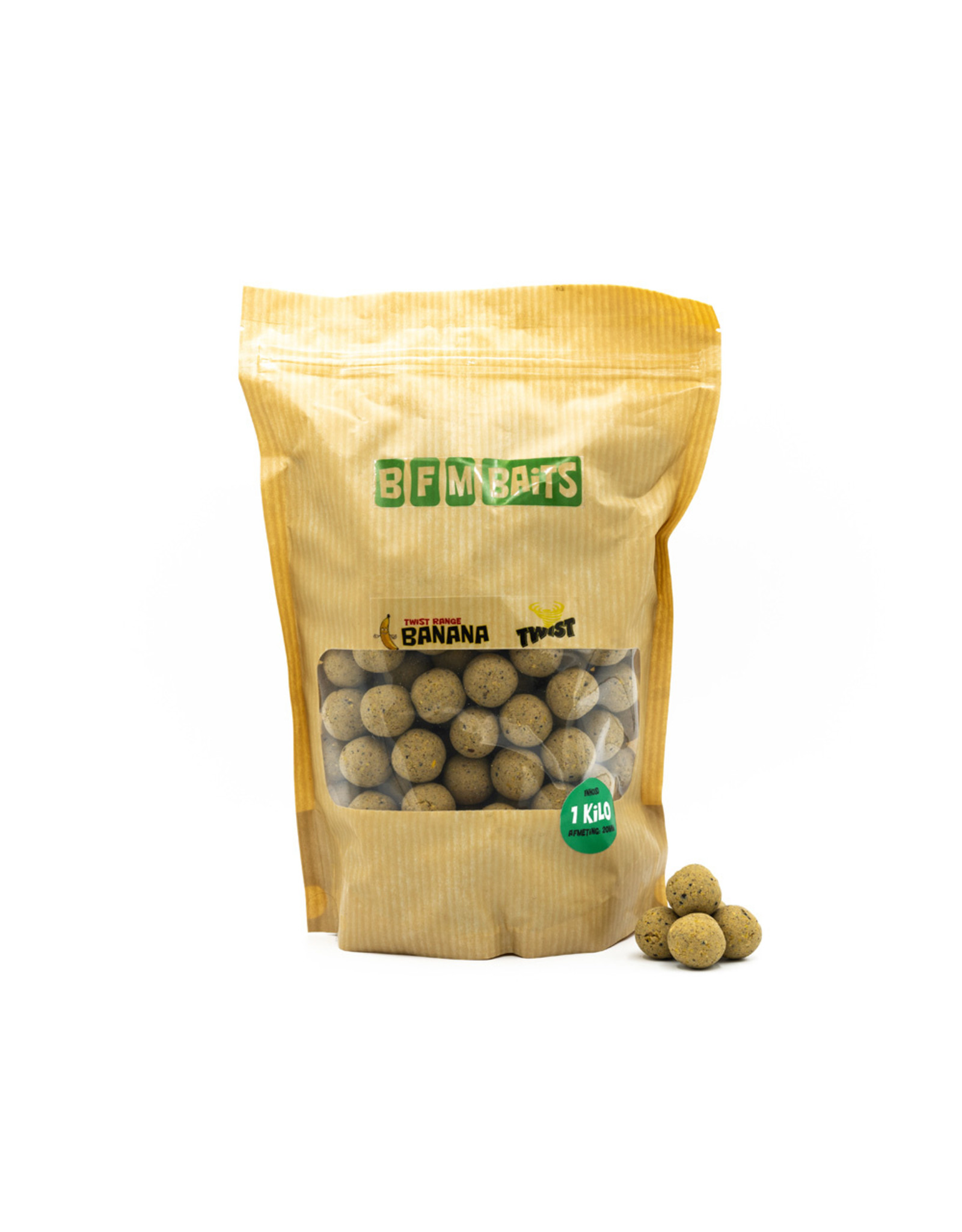 BFM Baits Banana Twist boilies