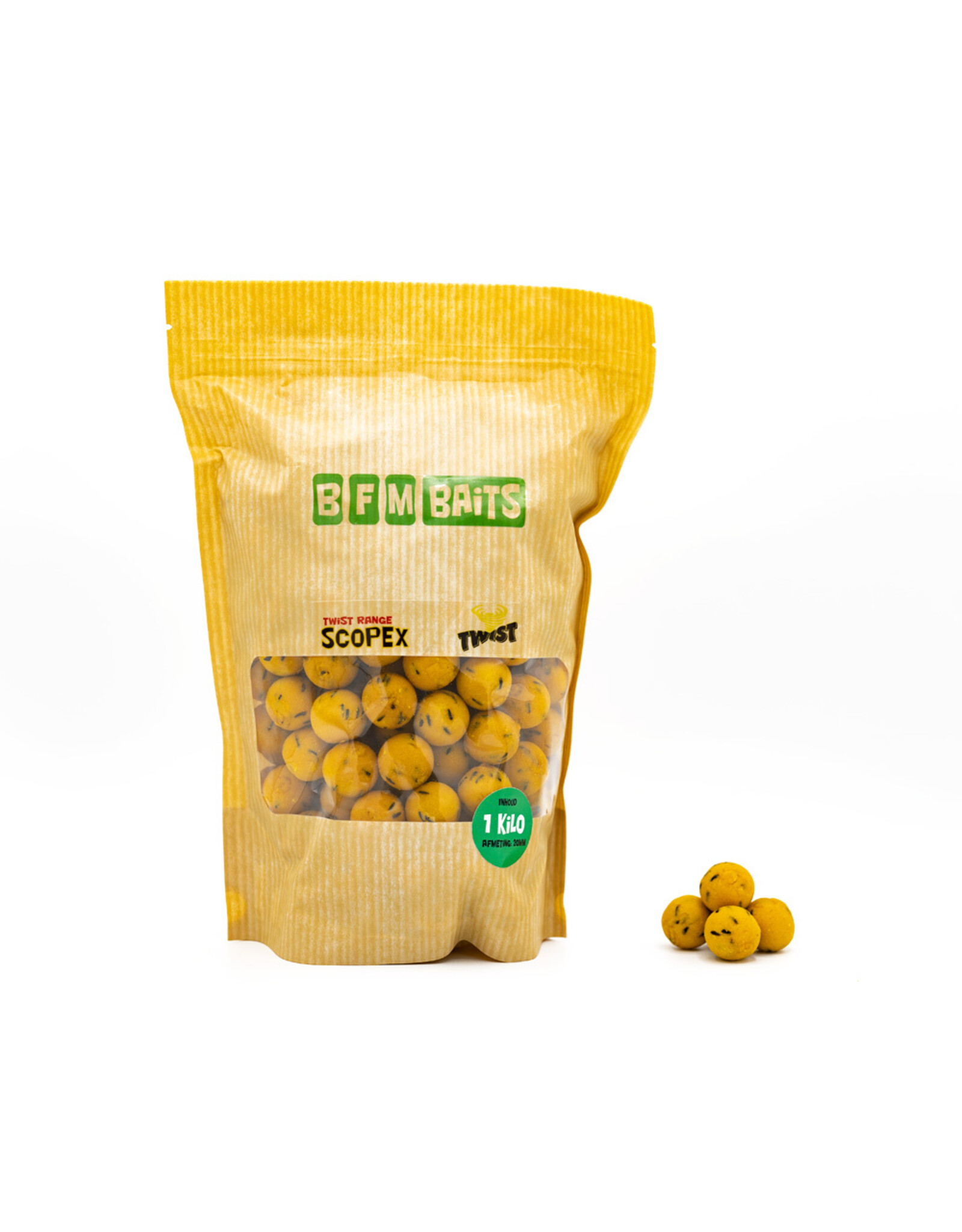 BFM Baits Scopex Twist boilies