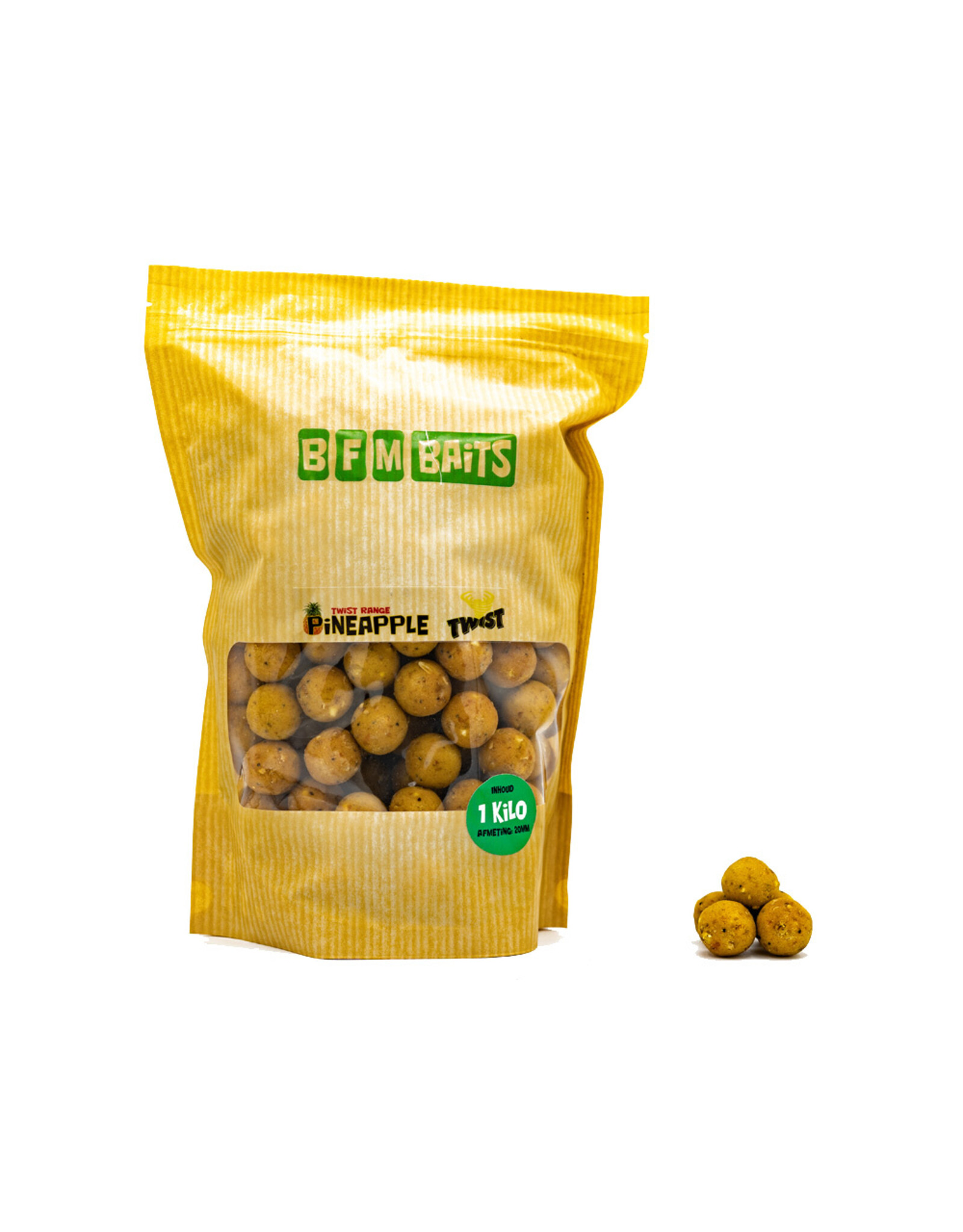BFM Baits Pineapple Twist boilies