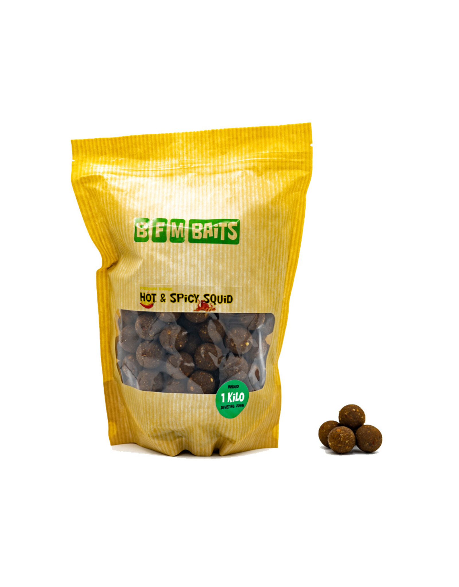BFM Baits Hot & Spicy Squid boilies