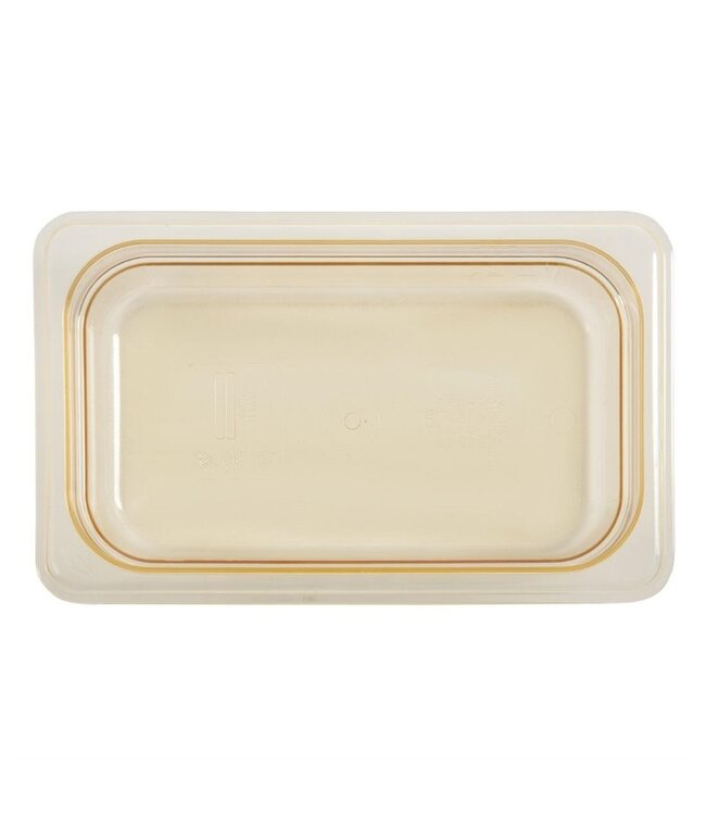 Gastronormbak kunststof 1/4-065 mm diep amber hittebestendig -40/+190 °C Hot-Pan 42HP - Cambro