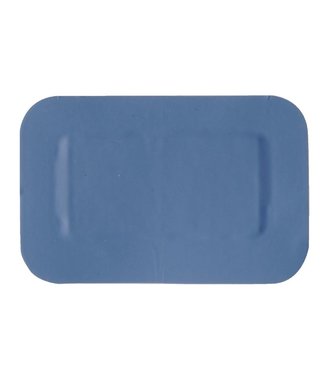 Pleisters patch blauw 75 x 50 mm | prijs & verp per 50 stuks