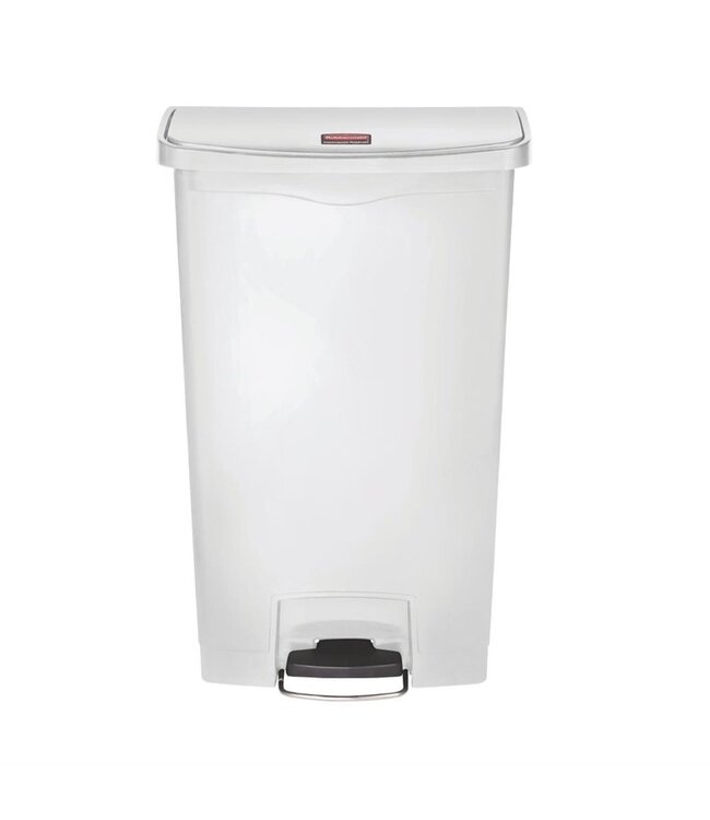 Pedaalemmer wit 68 ltr 499,6 x 310,6 x 802,6 mm Slim Jim Front Step - Rubbermaid