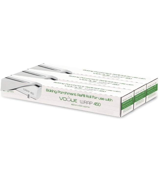 Bakpapier navulling voor  Wrap450 dispenser 211 x 65 x 488 mm - Fusion basic | prijs & verp per 3 stuks