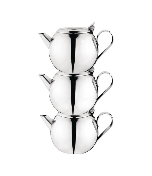 Theepot stapelbaar 50 cl roestvrijstaal - Fusion plus