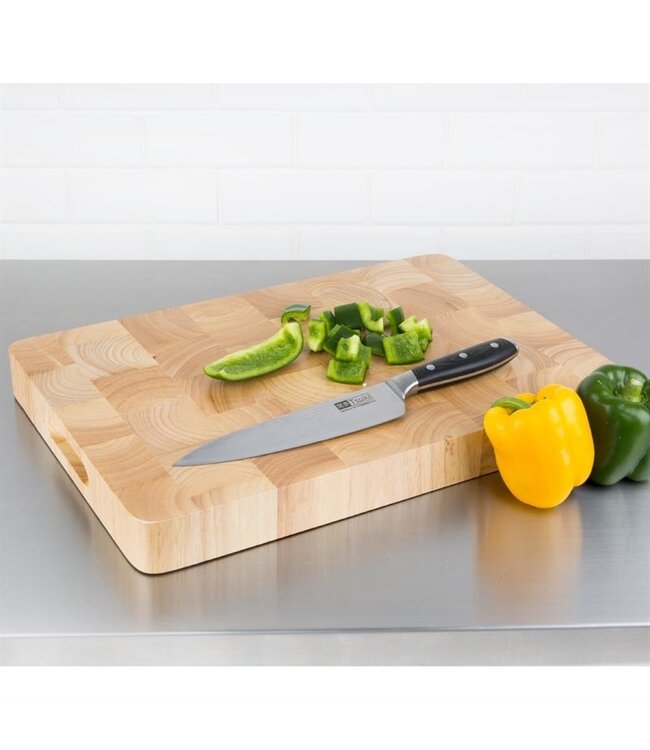 Snijplank hout 455 x 305 x 45 mm - Fusion basic