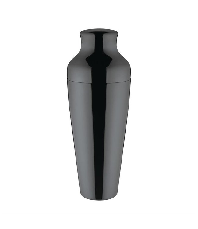 Cocktailshaker - Parisian shaker 55 cl 2-dlg zwart RVS Ø82 x (h)222 mm