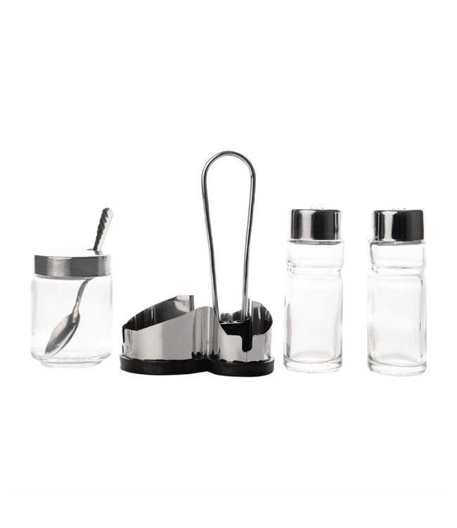 Menageset zout/peper/mosterd - Comas