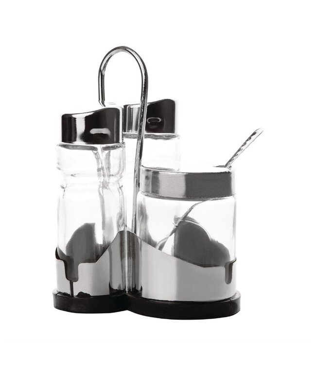 Menageset zout/peper/mosterd - Comas