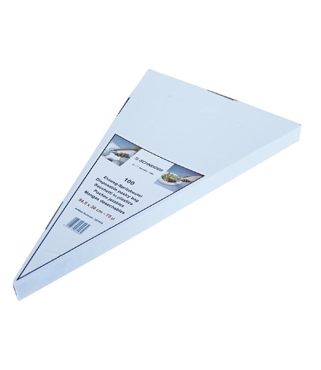 Spuitzak disposable wit 545 mm - Schneider | prijs & verp per 100 stuks