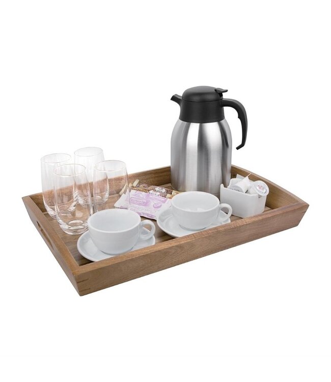 Dienblad 510 x 350 x 70 mm acaciahout - Fusion plus