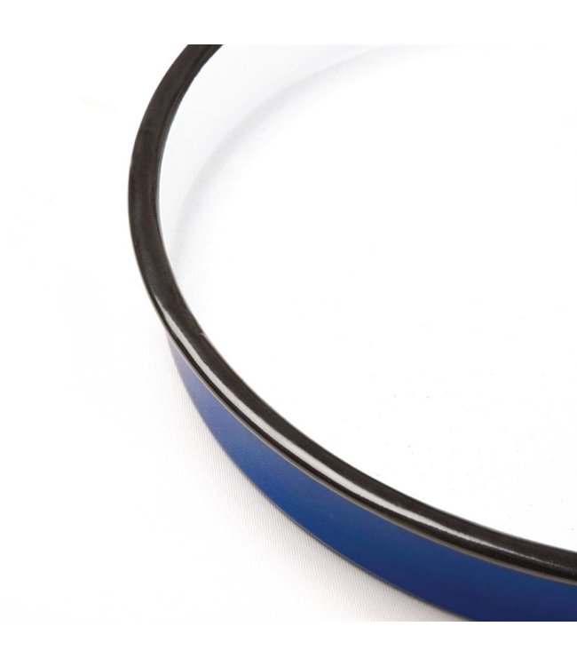 Dienblad rond 320 x 45 mm geëmailleerd - Fusion plus