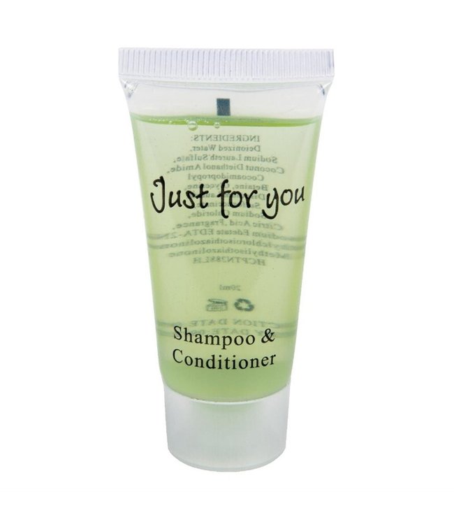 Shampoo en conditioner 2 cl Just for You | prijs & verp per 100 stuks