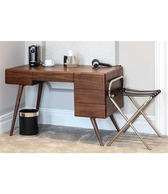 Afvalbak 10 ltr metaal gepoedercoat zwart met zilveren rand  22,4 x 28 cm