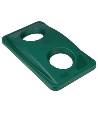 Rubbermaid Deksel Slim Jim groen 518 x 287 mm - Rubbermaid