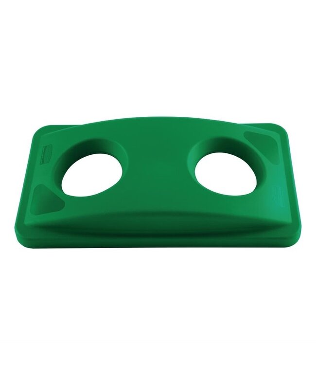 Deksel Slim Jim groen 518 x 287 mm - Rubbermaid