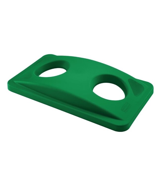 Deksel Slim Jim groen 518 x 287 mm - Rubbermaid