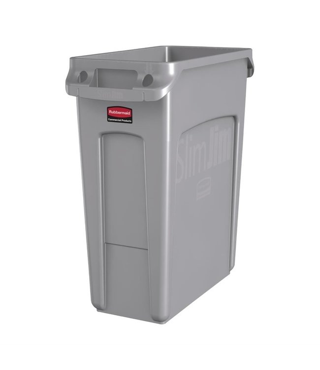 Container Slim Jim met luchtsleuven 60 ltr 558 x 279 x 635 mm - Rubbermaid