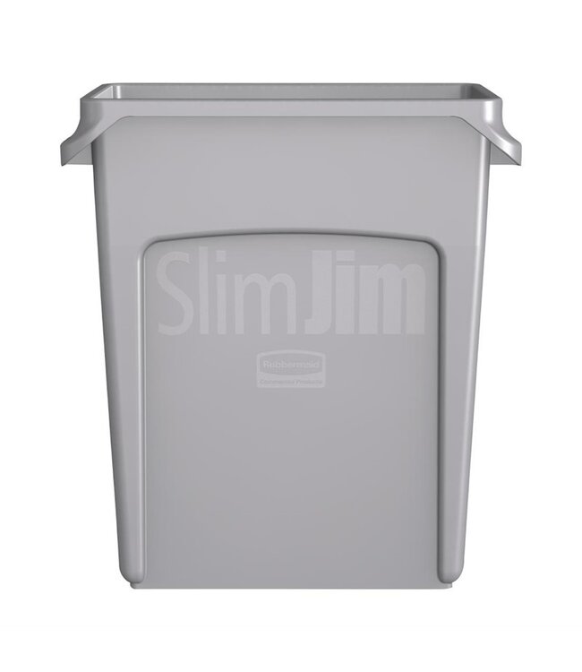 Container Slim Jim met luchtsleuven 60 ltr 558 x 279 x 635 mm - Rubbermaid