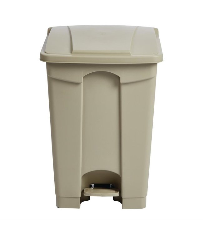 Afvalemmer beige 45 ltr 405 x 395 x 600 mm - Jantex