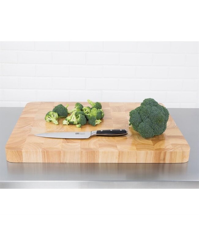 Snijplank hout 610 x 455 x 45 mm - Fusion basic