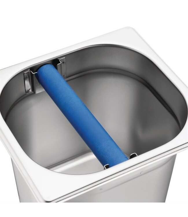 Uitklopbak 1/6GN 176 x 162 x 100 mm - Roestvrijstaal