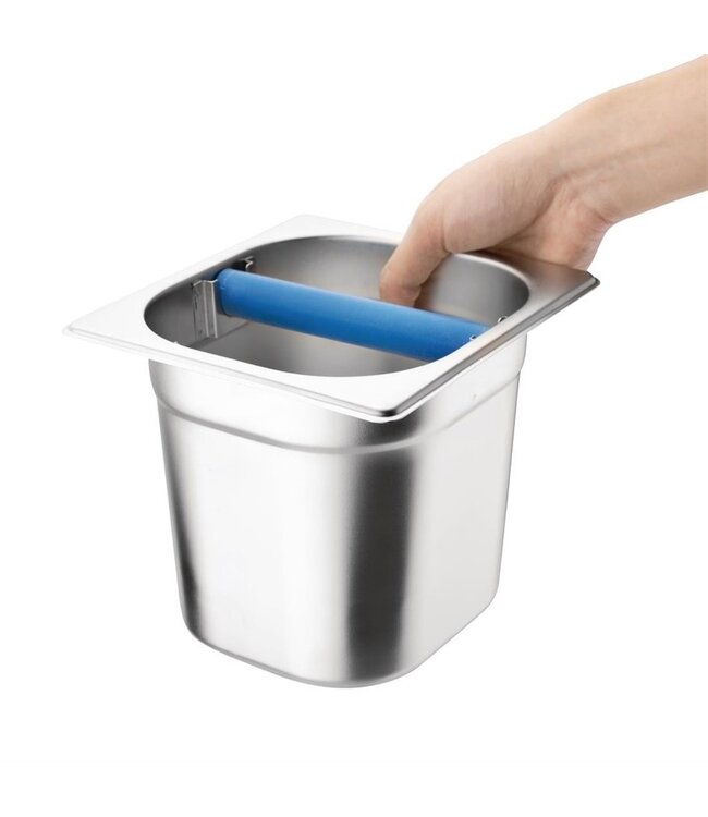 Uitklopbak 1/6GN 176 x 162 x 100 mm - Roestvrijstaal