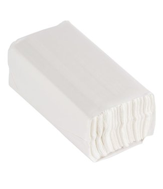 Jantex Handdoek C-vouw 2-laags wit 230 x 90 mm - Jantex  | prijs & verp per 15 x 160 vel
