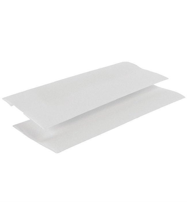 Handdoek C-vouw 2-laags wit 230 x 90 mm - Jantex  | prijs & verp per 15 x 160 vel
