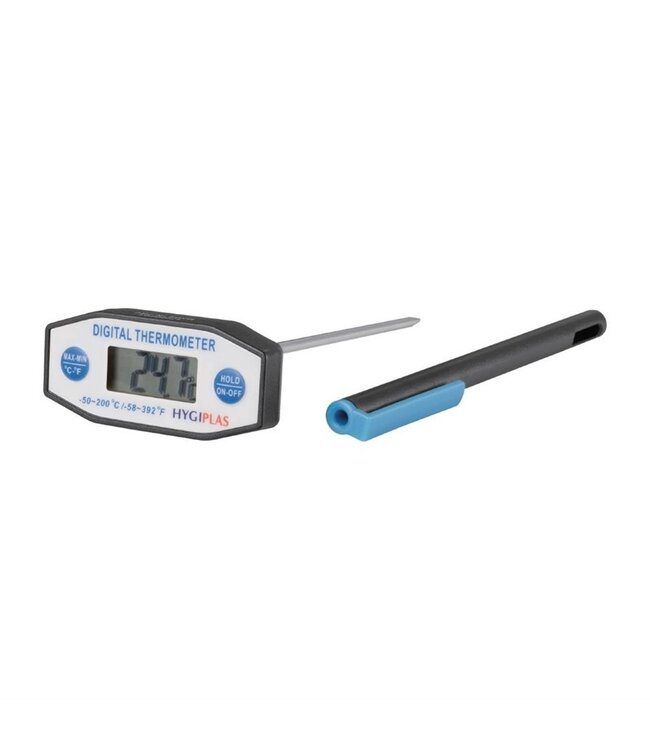 Kernthermometer digitaal T-model 125 mm - Hygiplas