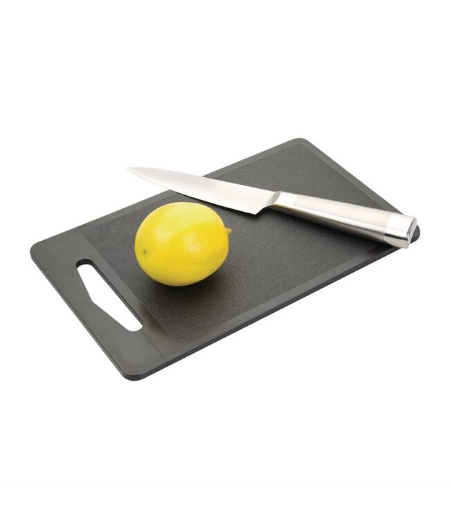 Snijplank zwart bar 255 x 153 x 7 mm - Hygiplas