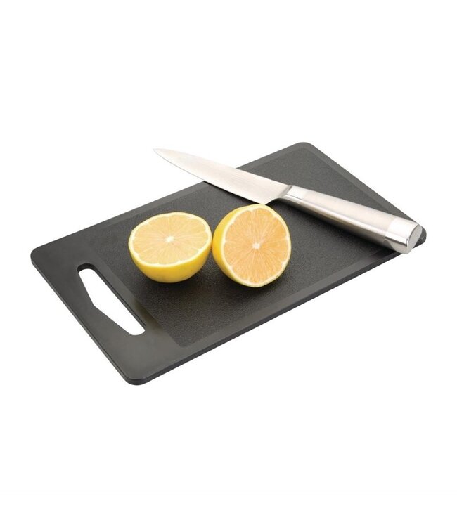 Snijplank zwart bar 255 x 153 x 7 mm - Hygiplas