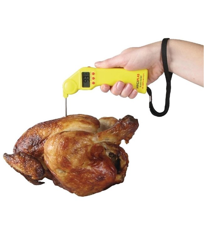 Thermometer kleurcode geel Easytemp - Hygiplas