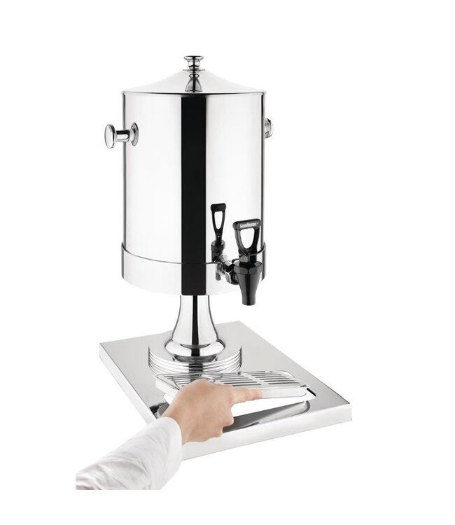 Melkdispenser 6,5 ltr 263 x 370 x 550 mm roestvrijstaal - Fusion plus