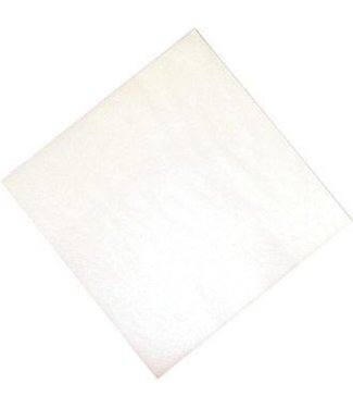 Servet 400 x 400 mm 3-laags wit tissuepapier 1/4 gevouwen | prijs & verp per 1.500 stuks
