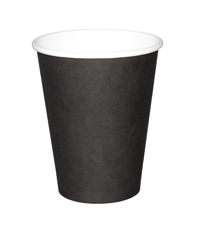 Koffiebeker disposable zwart 34 cl 89,5 x 110 mm karton - Fiesta Green | prijs & verp per 1000 stuks