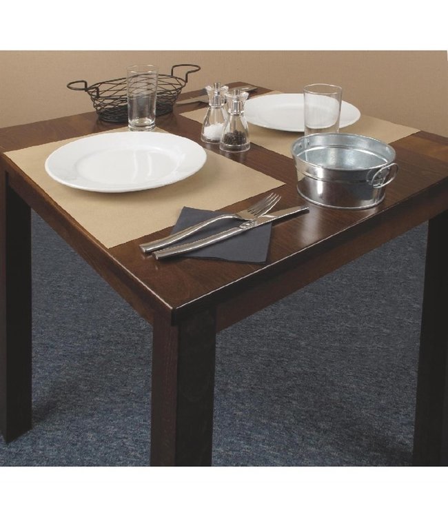 Placemat lichtbruin 400 x 300 mm - Papier | prijs & verp per 500 stuks
