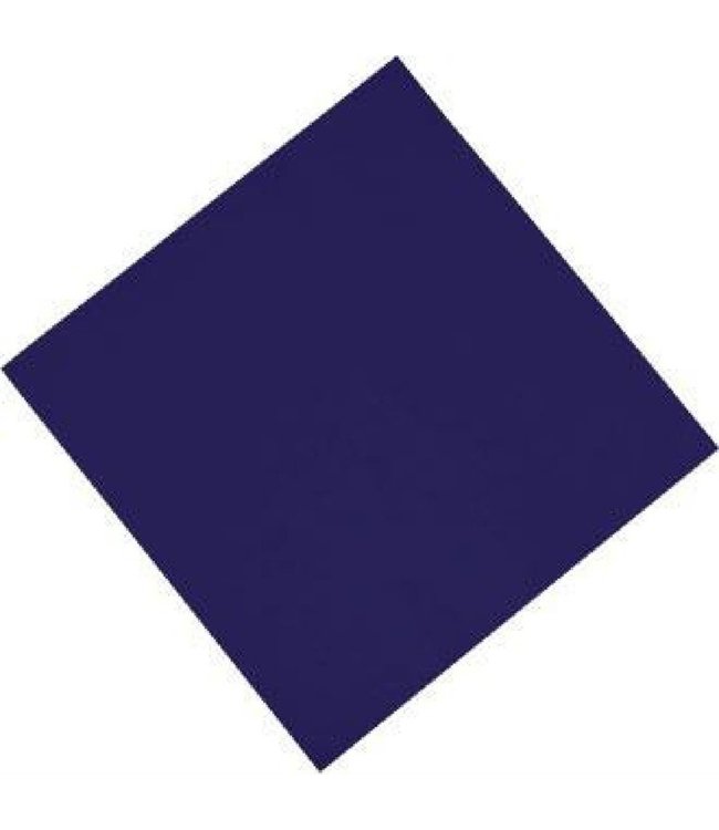 Servet 330 x 330 mm 2-laags blauw tissuepapier 1/4 gevouwen | prijs & verp per 1.500 stuks