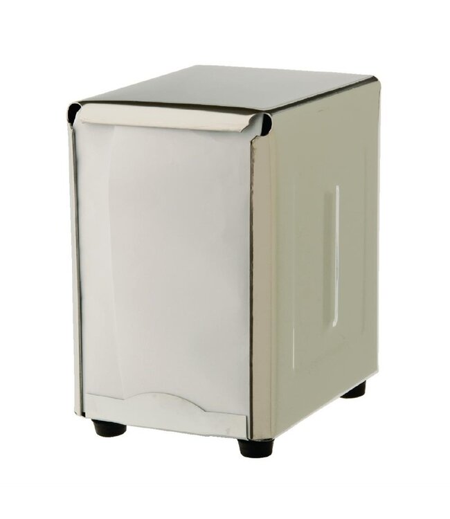 Servettendispenser 95 x 120 x 140 mm roestvrijstaal - Fusion basic