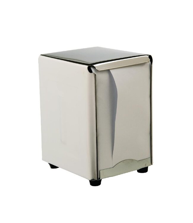 Servettendispenser 95 x 120 x 140 mm roestvrijstaal - Fusion basic