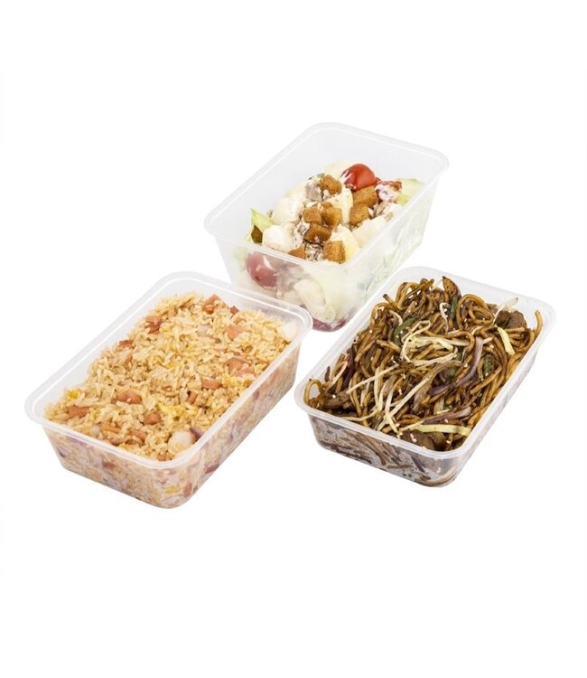 Magnetronbak disposable PP 100 cl 175 x 120 x 76 mm | prijs & verp per 250 stuks