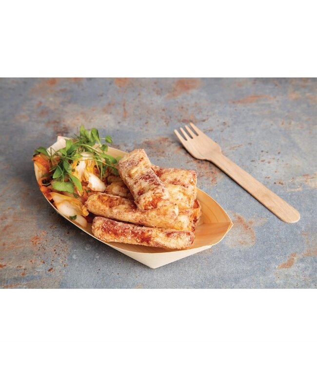 Vork biologisch afbreekbaar 155 mm berkenhout - Fiesta Green | prijs & verp per 100 stuks