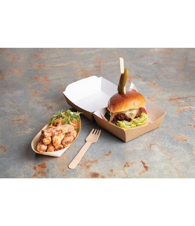 Vork biologisch afbreekbaar 155 mm berkenhout - Fiesta Green | prijs & verp per 100 stuks