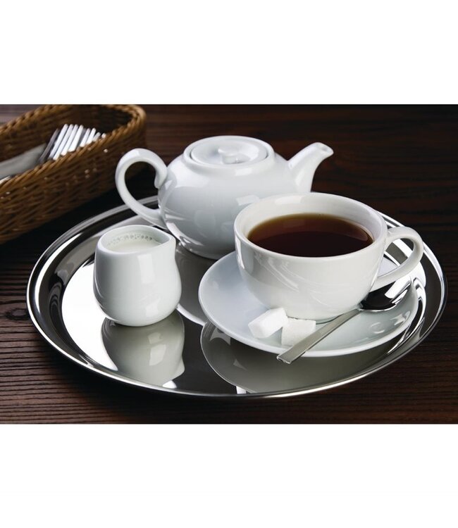 Dienblad 305 x 18 mm roestvrijstaal - Fusion plus