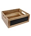 Fusion plus Display krat met krijtbord 1/2GN 325 x 265 x 120 mm - Fusion plus
